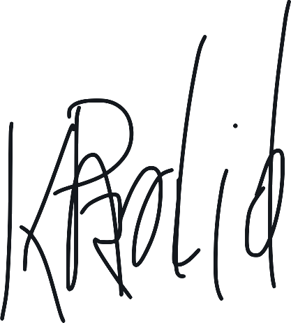 Unterschrift von Khanpasha „Khalid“ Dzhamaluev